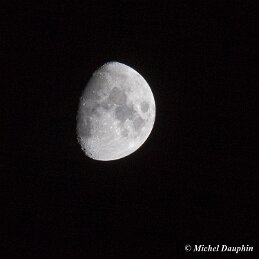 La lune ce soir. null